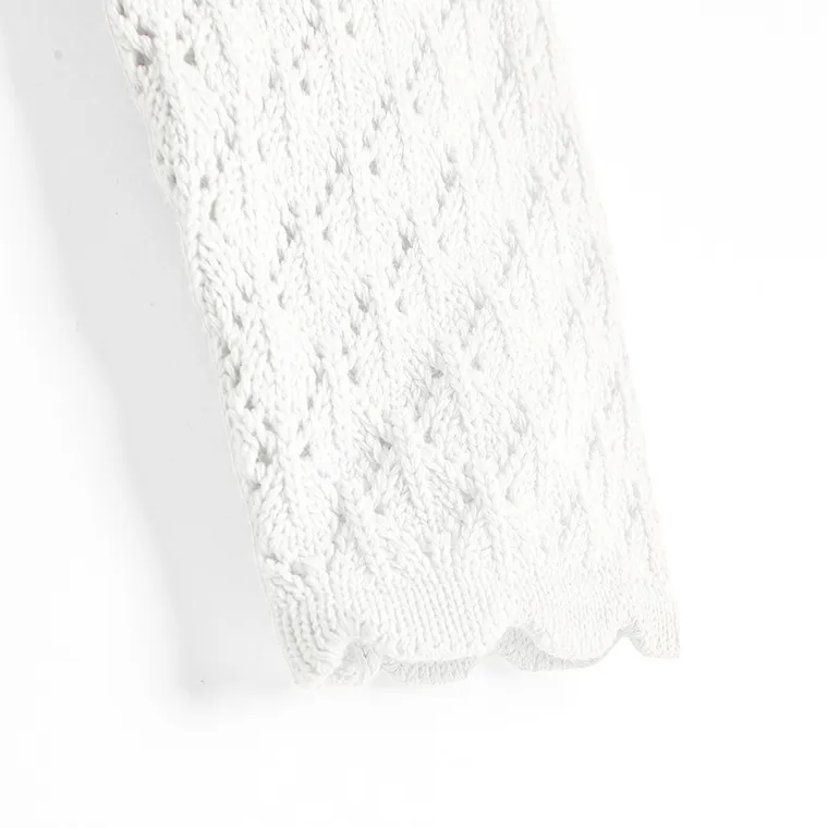 Cool Club, Bolerko dziewczęce, ażurowe, białe