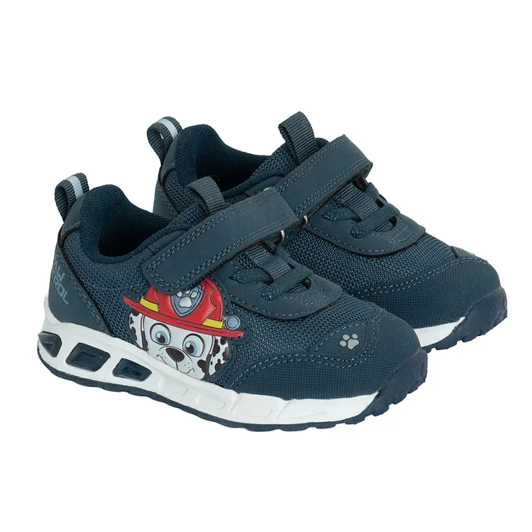 Cool Club, Buty sportowe chłopięce, granatowe, świecąca podeszwa, Psi Patrol