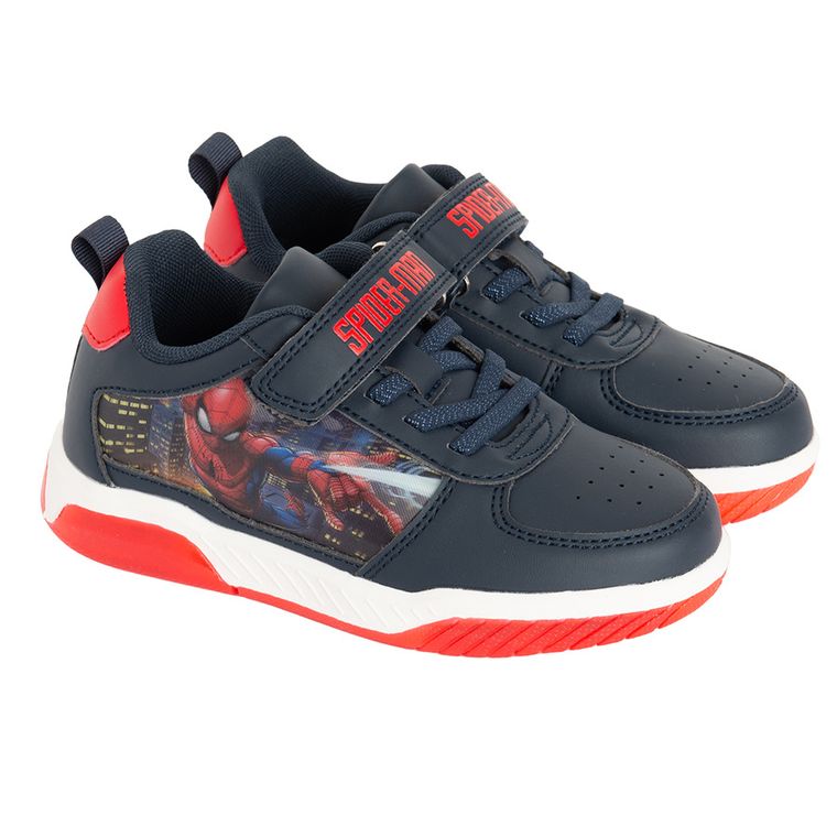 Cool Club, Buty sportowe chłopięce, granatowe, świecąca podeszwa, Spider-Man