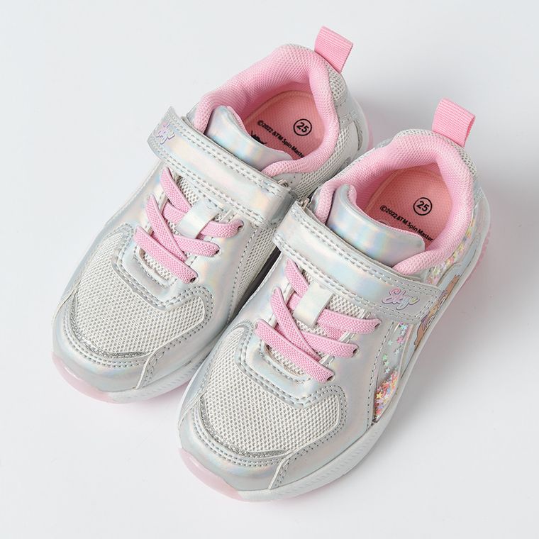 Cool Club, Buty sportowe dziewczęce, srebrne, świecąca podeszwa, Psi Patrol