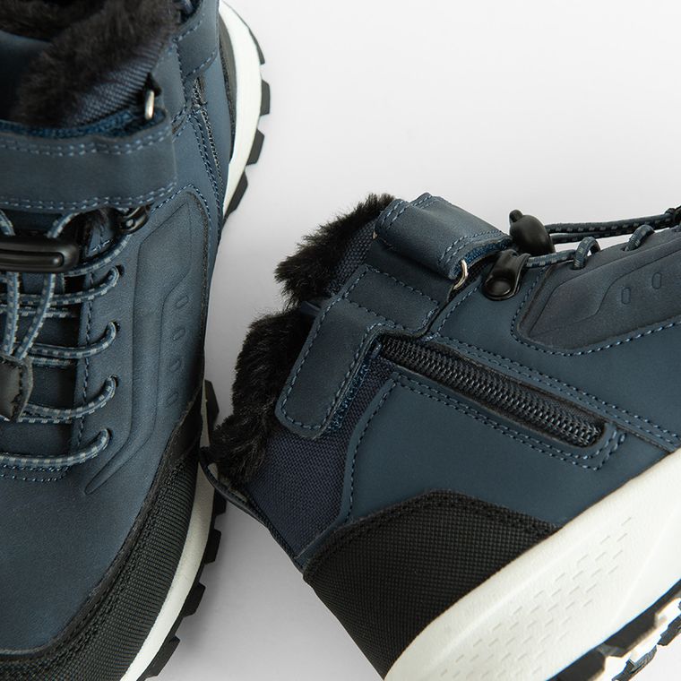 Cool Club, Buty zimowe chłopięce, ocieplane, niebieskie