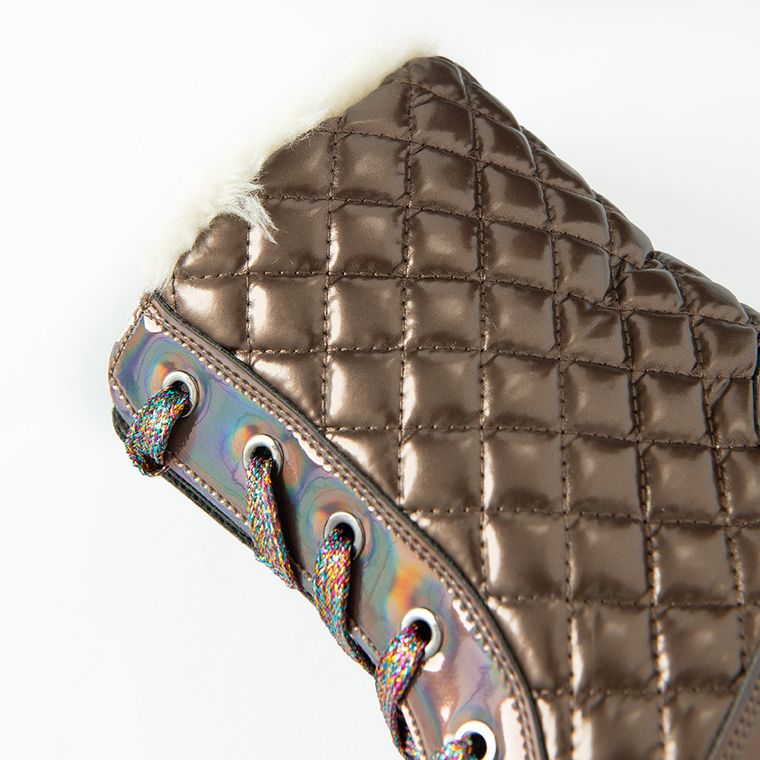 Cool Club, Buty zimowe dziewczęce, brązowe, ocieplane