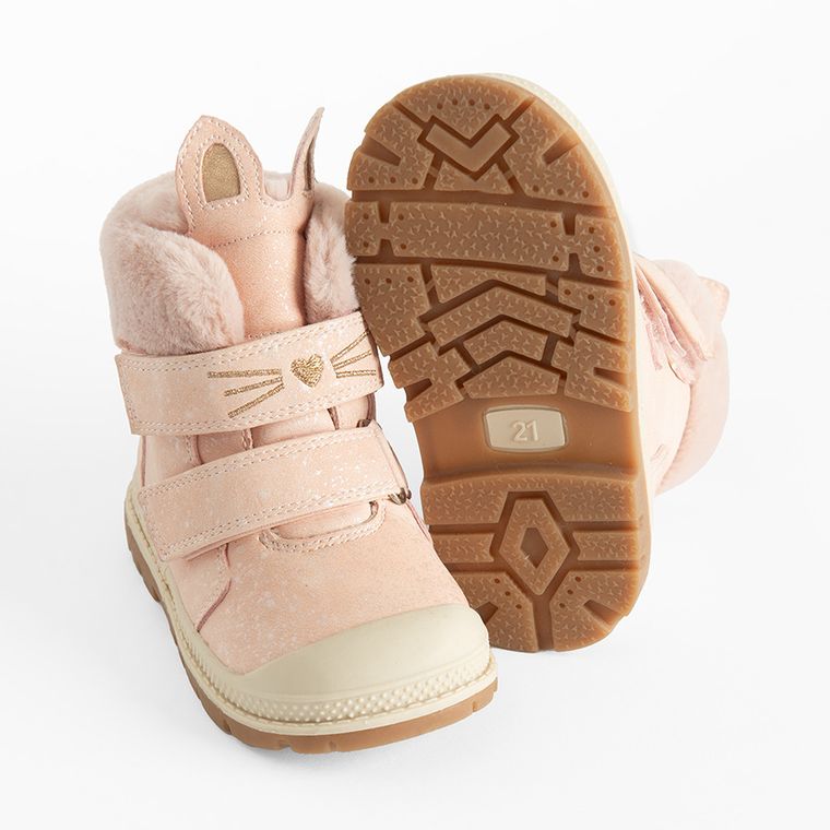 Cool Club, Buty zimowe dziewczęce, pachnące, ocieplane, różowe, Zdrowa Stopa, Bio-Protect