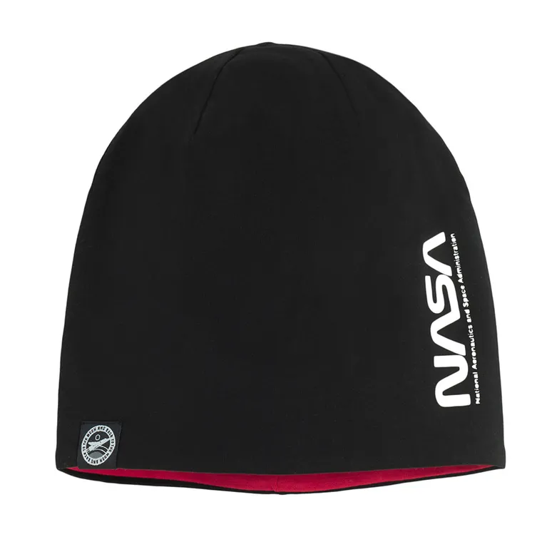 Cool Club, Czapka chłopięca, dwustronna, czarno-czerwona, NASA