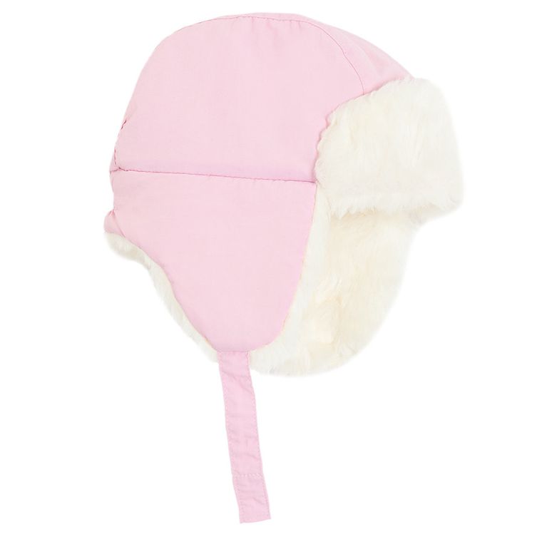 Cool Club, Czapka dziewczęca, ocieplana, różowa