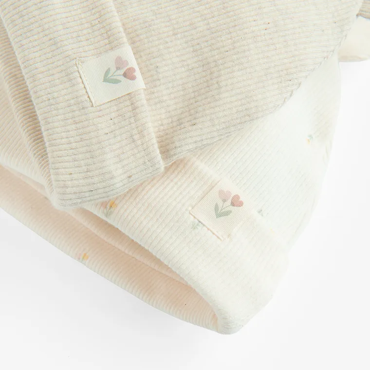 Cool Club, Czapka dziewczęca, prążkowana, mix, zestaw, 2 szt.