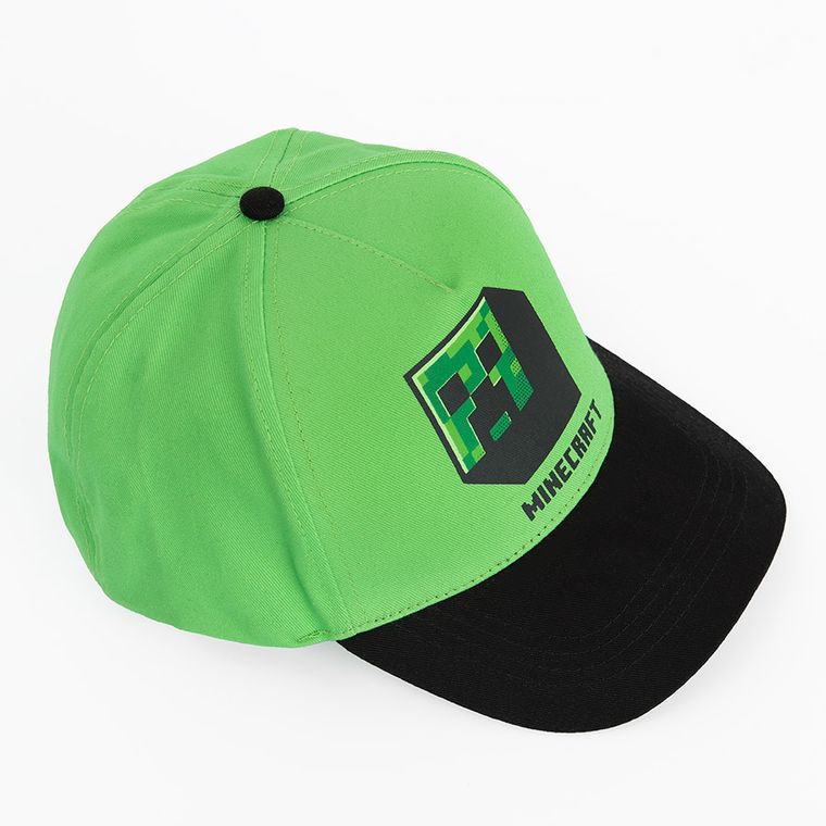 Cool Club, Czapka z daszkiem chłopięca, zielona, Minecraft