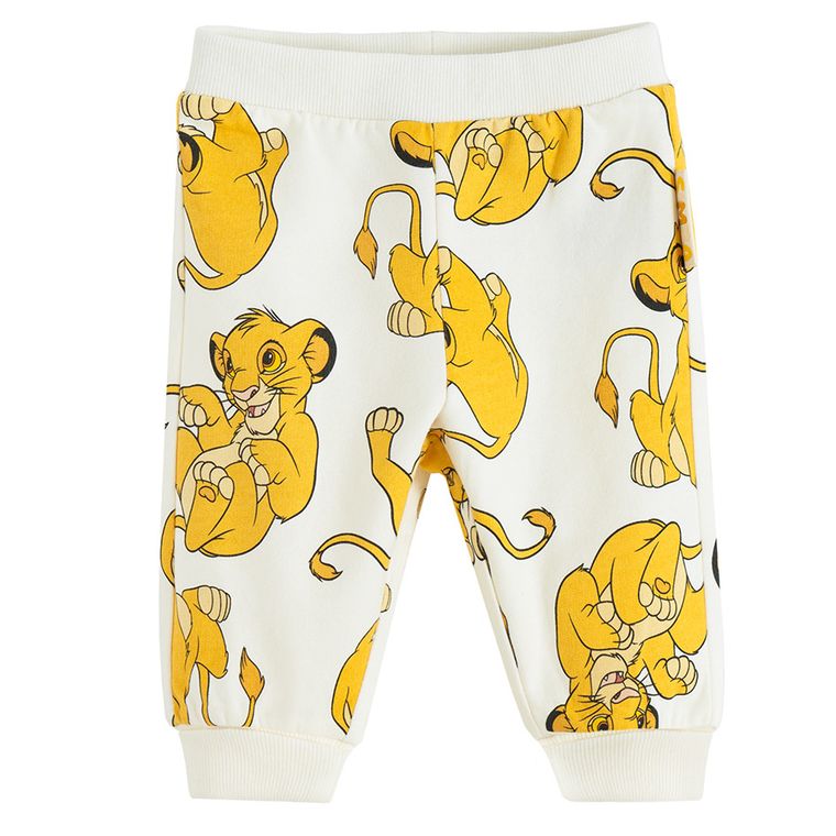 Cool Club, Dres chłopięcy, ecru, Król Lew