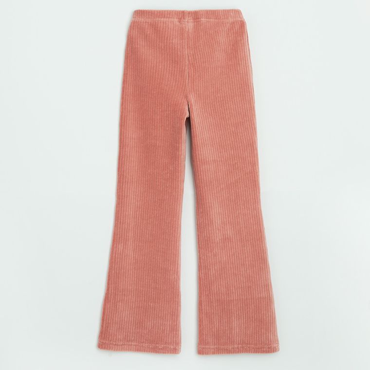 Cool Club, Jegginsy dziewczęce, dzwony, sztruksowe, różowe