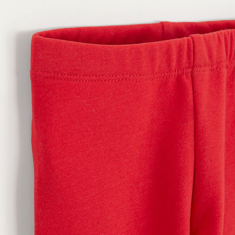 Cool Club, Jegginsy dziewczęce, ocieplane, czerwone, Myszka Minnie