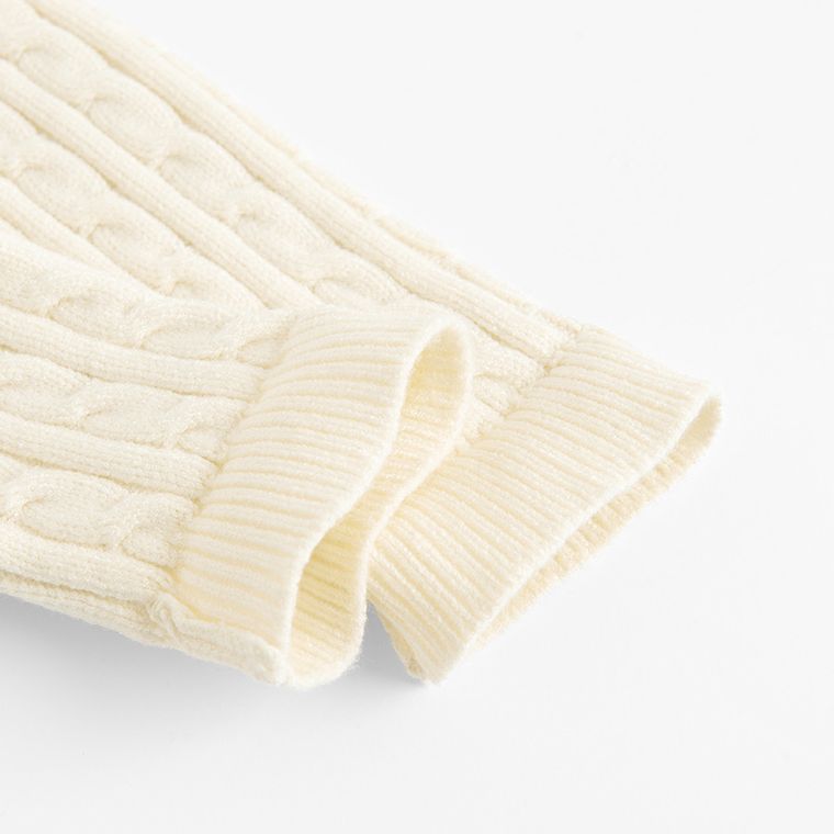 Cool Club, Jegginsy dziewczęce, sweterkowe, ecru