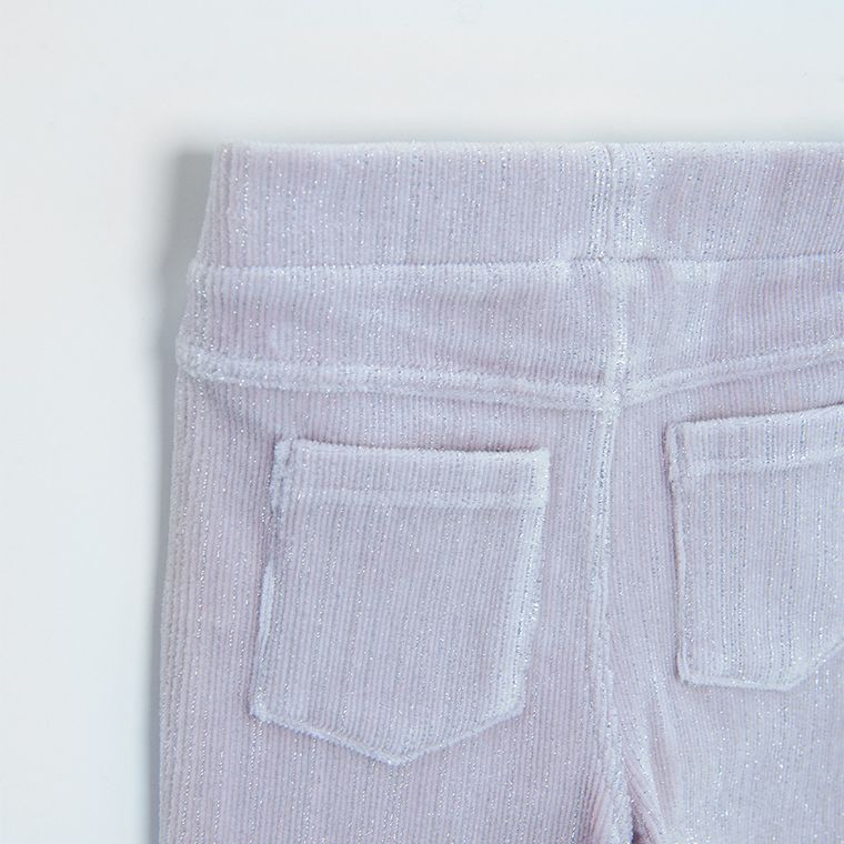 Cool Club, Jegginsy dziewczęce, welurowe, fioletowe