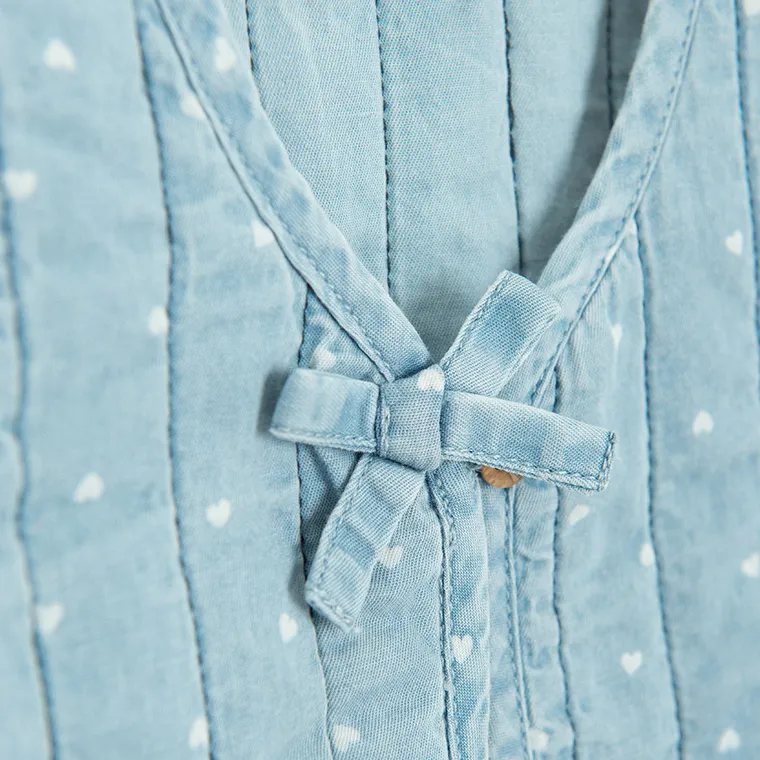 Cool Club, Kamizelka jeansowa dziewczęca, niebieska