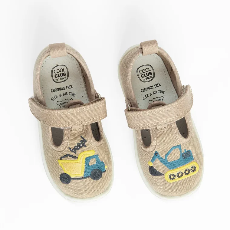 Cool Club, Kapcie chłopięce, brązowe, Zdrowa Stopa, Comfort-Fit