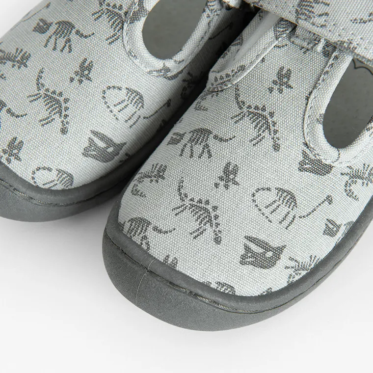 Cool Club, Kapcie chłopięce, szare, Zdrowa Stopa, Comfort-Fit