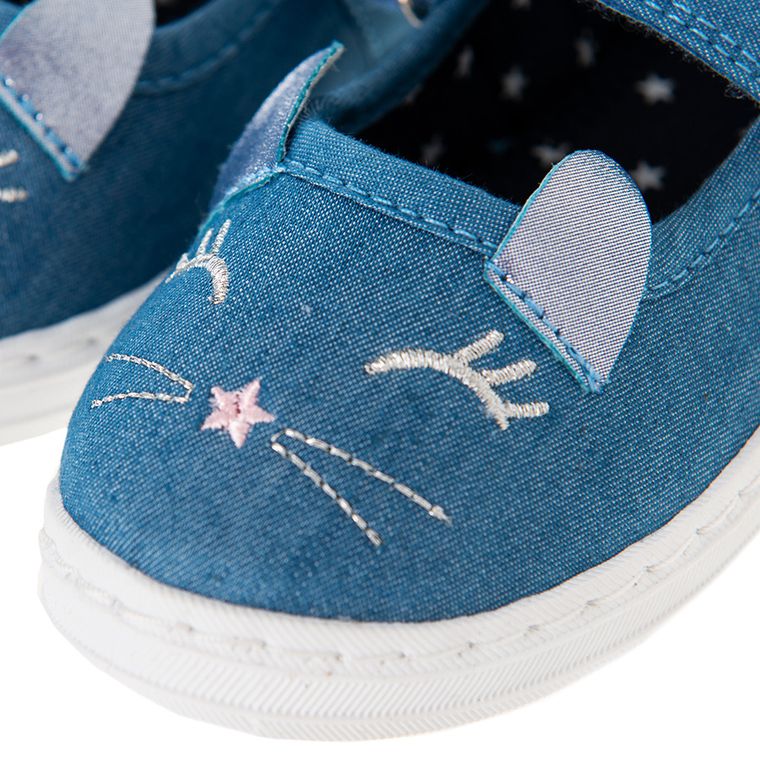 Cool Club, Kapcie dziewczęce, denim, kotek