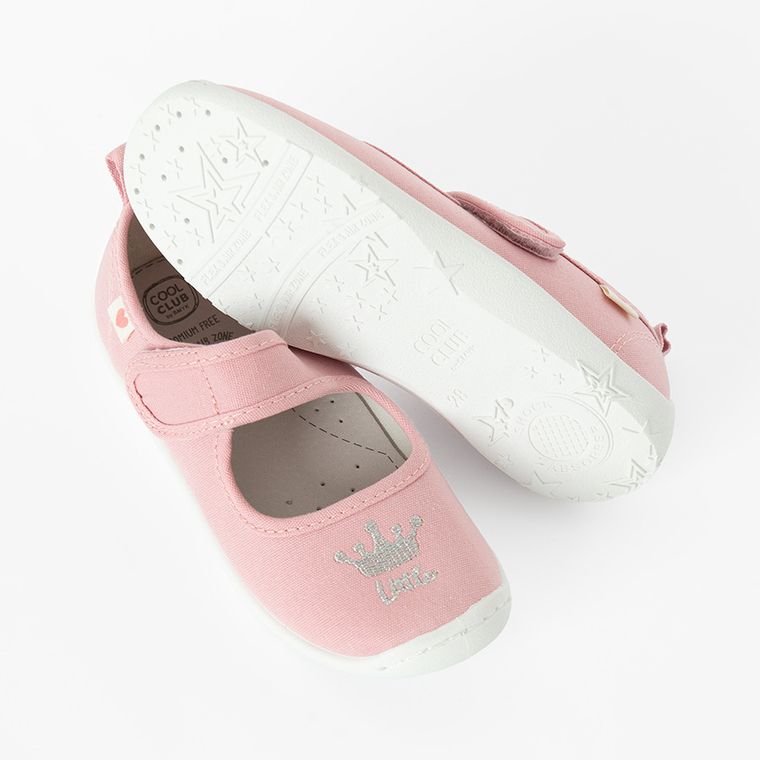 Cool Club, Kapcie dziewczęce, jasnoróżowe, Zdrowa Stopa