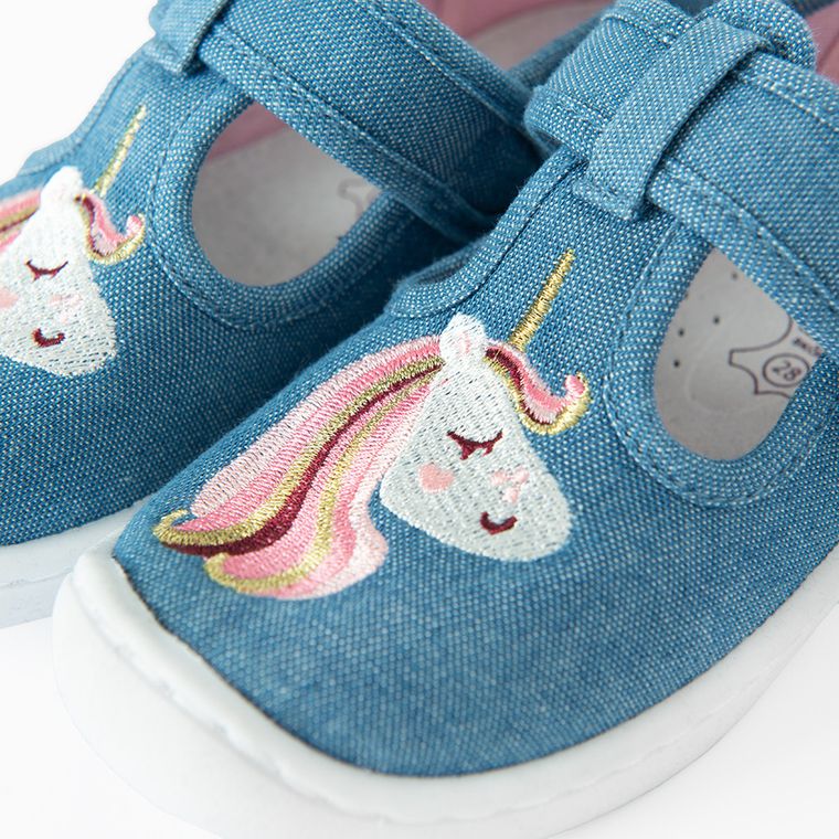 Cool Club, Kapcie dziewczęce, niebieskie, Zdrowa Stopa