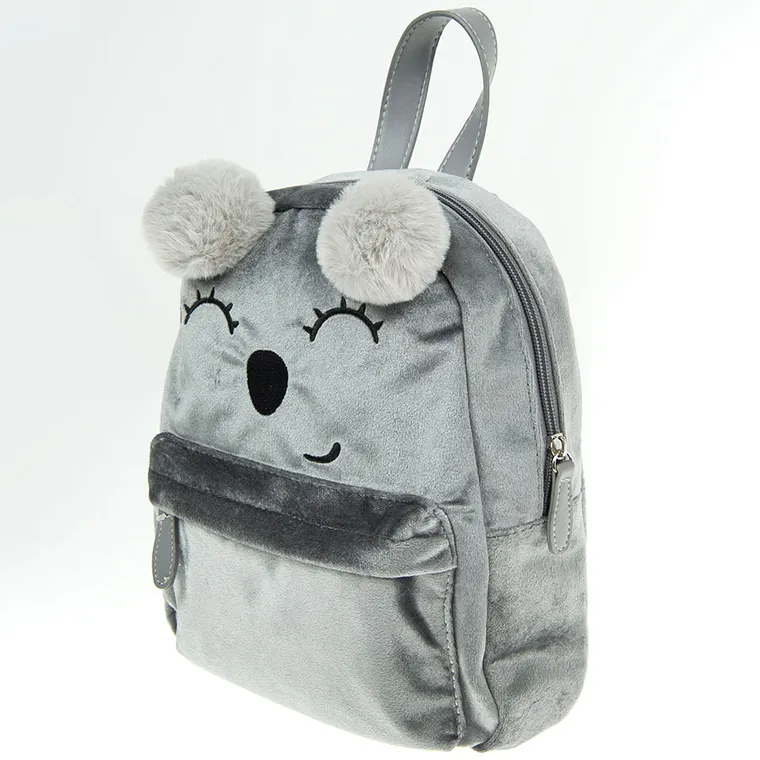 Cool Club, Koala, miękki plecak, szary
