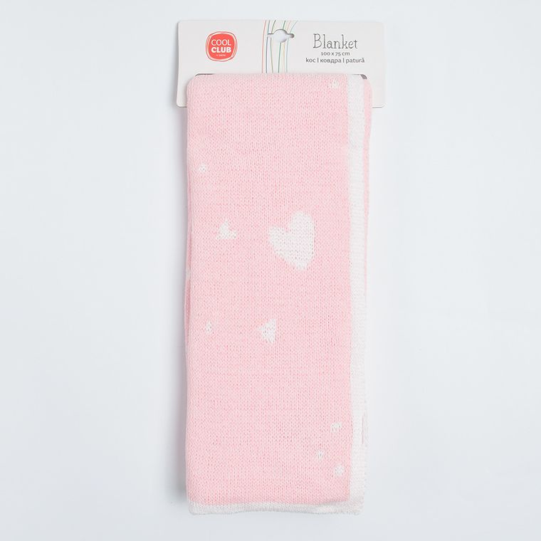 Cool Club, Koc dziewczęcy, różowy, 100-75 cm