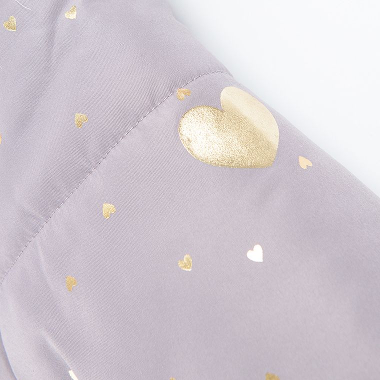 Cool Club, Kombinezon dziewczęcy z kapturem, jasnofioletowy