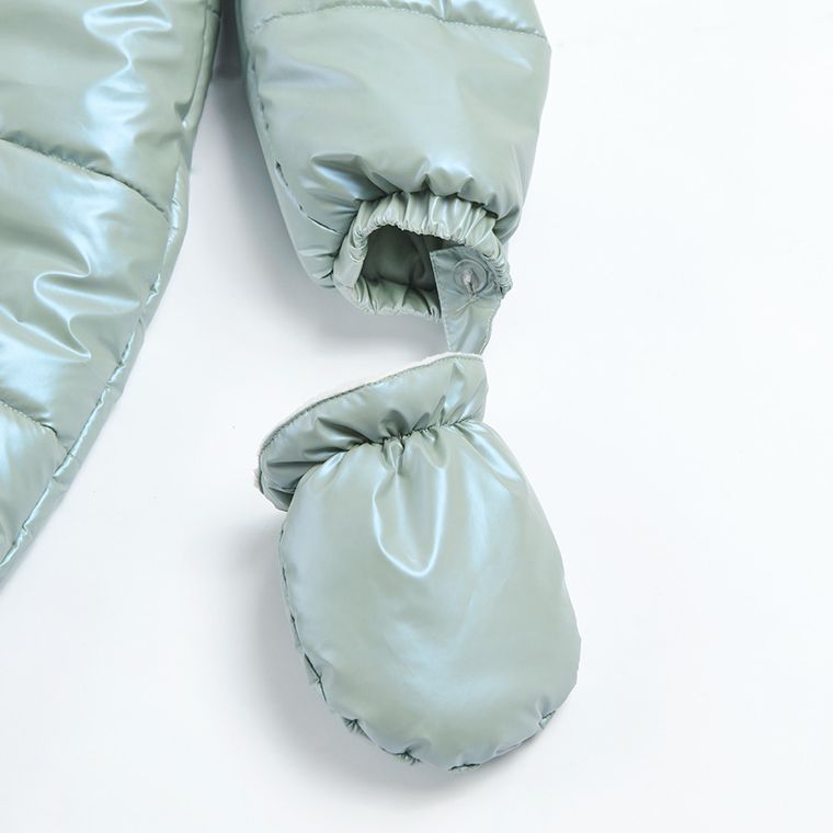 Cool Club, Kombinezon dziewczęcy z kapturem, zielony