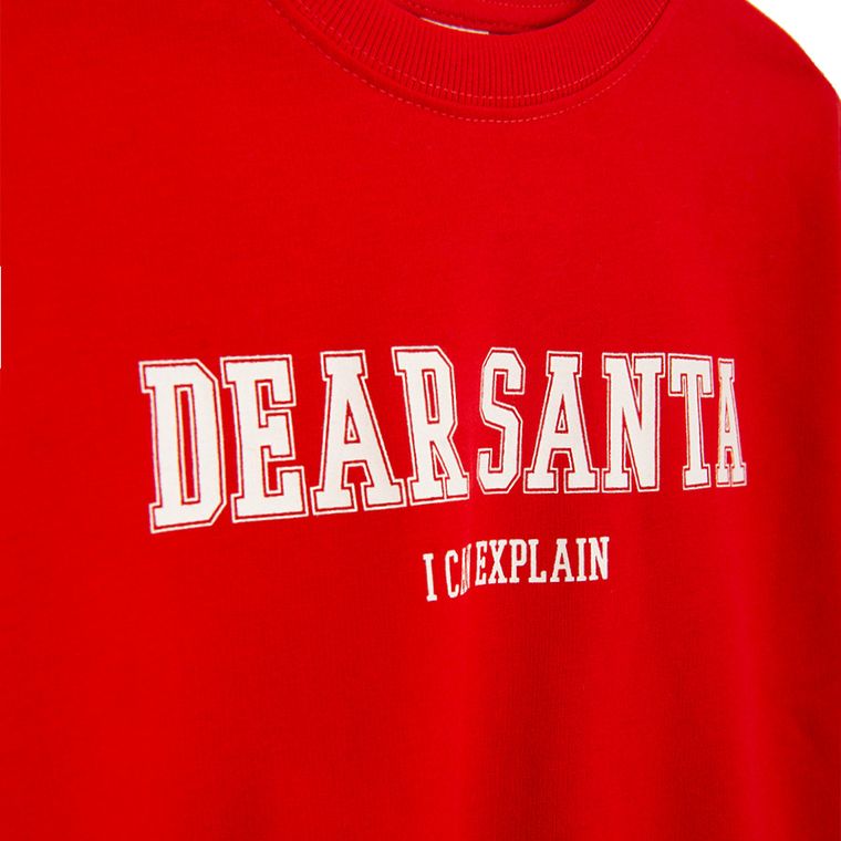 Cool Club, Komplet chłopięcy, Bluzka z długim rękawem, Czapka Mikołaja, czerwony