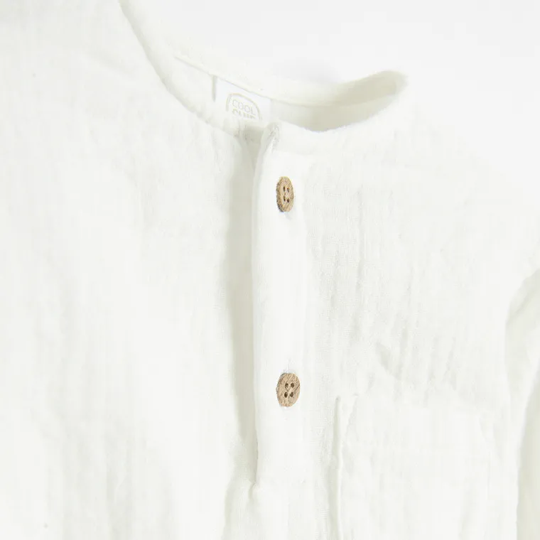 Cool Club, Komplet chłopięcy, Body muślinowe z długim rękawem, Szorty, Szelki, mix