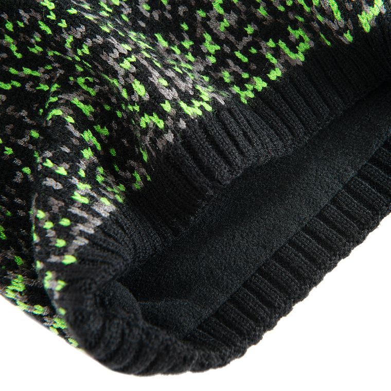 Cool Club, Komplet chłopięcy, Czapka z pomponem, Komin, czarny