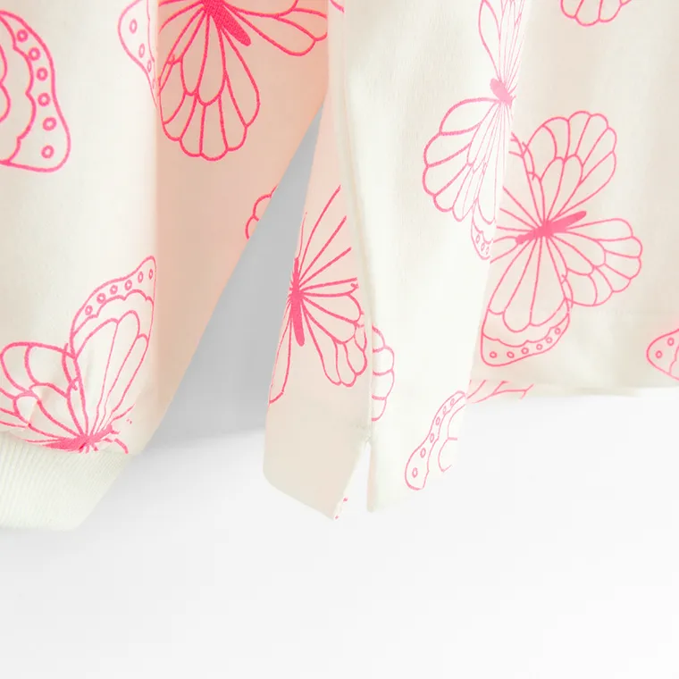 Cool Club, Komplet dziewczęcy, Bluza, Legginsy, flare, prążkowane, mix