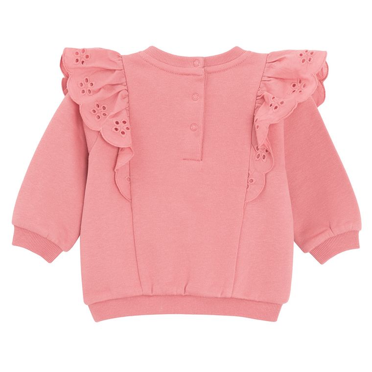 Cool Club, Komplet dziewczęcy, Bluza, Legginsy, ocieplany, różowy