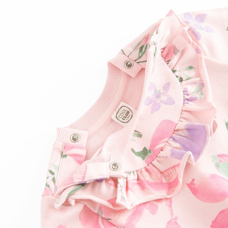 Cool Club, Komplet dziewczęcy, Bluza, Legginsy, prążkowane, mix