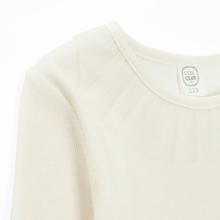 Cool Club, Komplet dziewczęcy, Bluzka z długim rękawem, prążkowana, Spódnica, mix