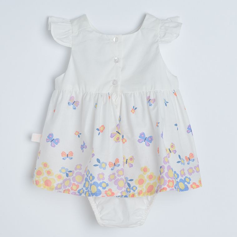 Cool Club, Komplet dziewczęcy, Body sukienka z krótkim rękawem, Opaska, ecru