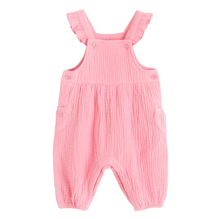 Cool Club, Komplet dziewczęcy, Body z długim rękawem, Spodnie ogrodniczki, mix