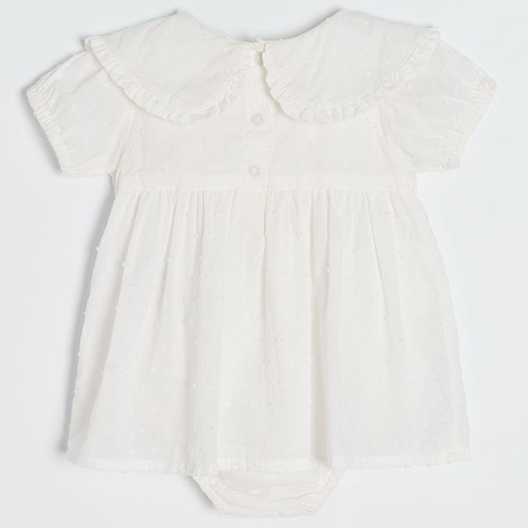 Cool Club, Komplet dziewczęcy, Sukienka body z krótkim rękawem, Opaska, biały