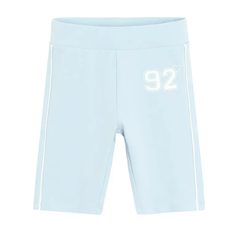 Cool Club, Komplet dziewczęcy, T-shirt, Legginsy, kolarki, niebieski