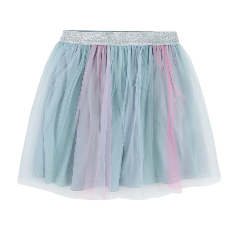 Cool Club, Komplet dziewczęcy, T-shirt, Spódnica, miętowo-różowy