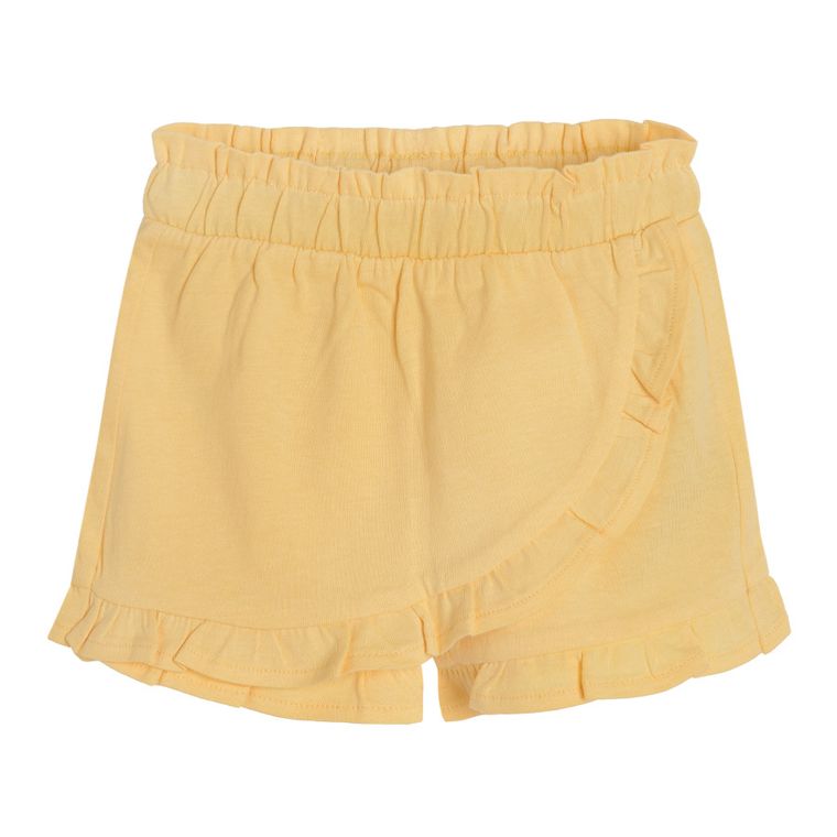 Cool Club, Komplet dziewczęcy, T-shirt, Szorty, biało-żółty