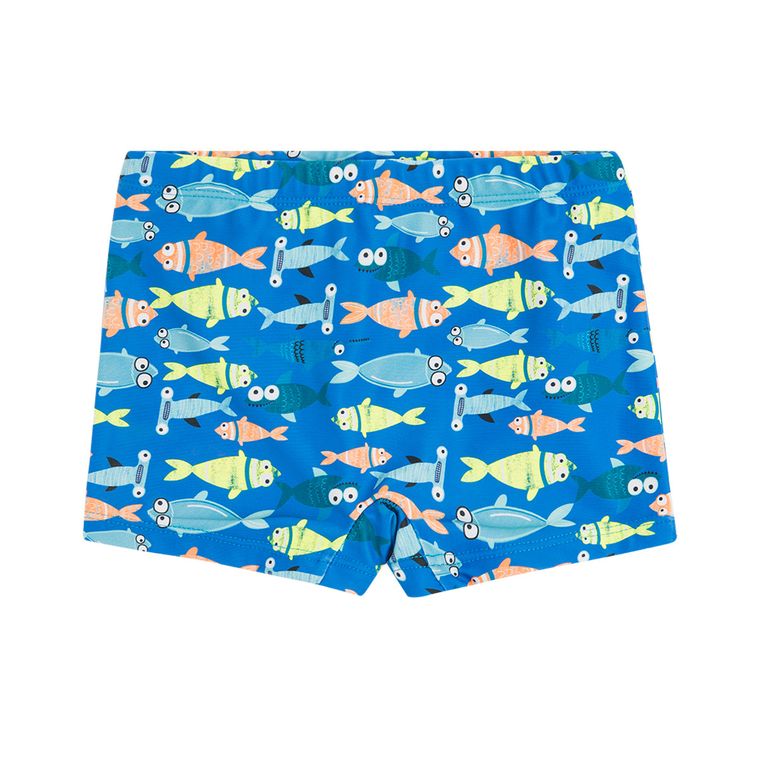 Cool Club, Komplet kąpielowy chłopięcy, T-shirt, Szorty, ryby