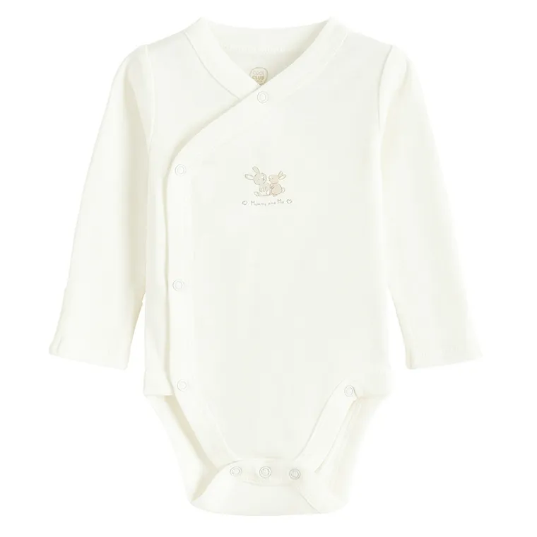 Cool Club, Komplet niemowlęcy, Body z długim rękawem, Pajac, Półśpiochy, Czapka, biały