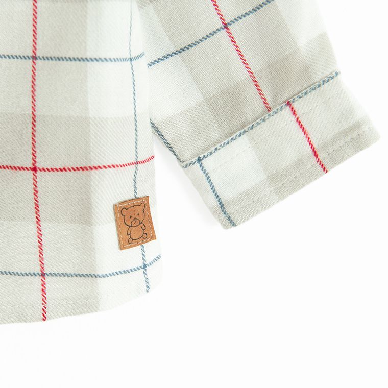 Cool Club, Koszula chłopięca z długim rękawem, beżowa