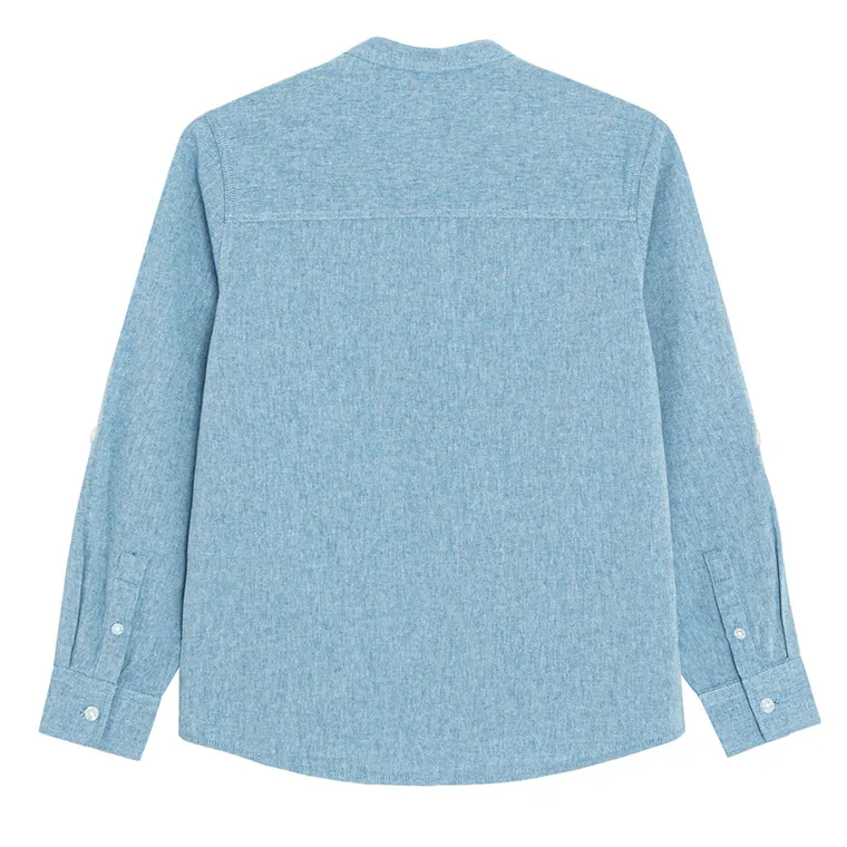Cool Club, Koszula chłopięca z długim rękawem, regular, niebieska