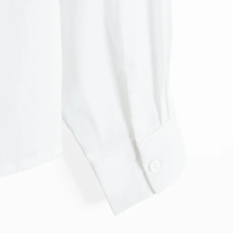 Cool Club, Koszula dziewczęca z długim rękawem, biała