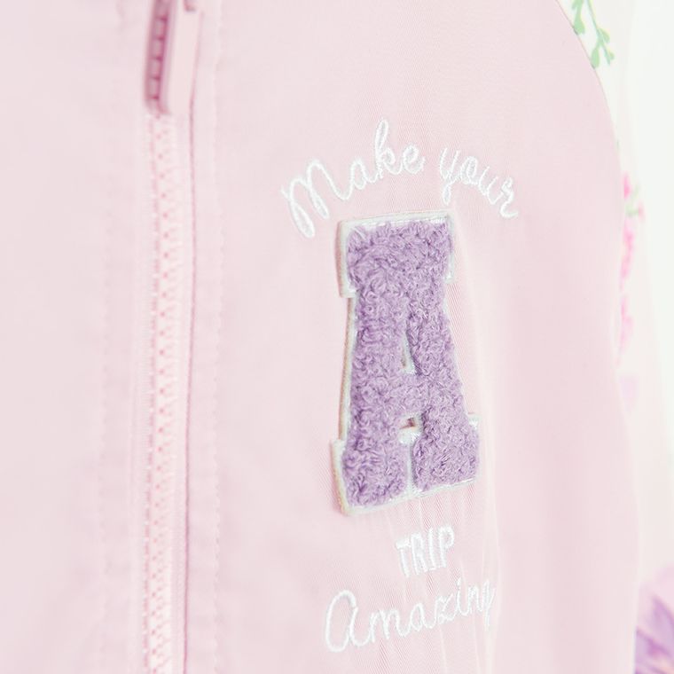 Cool Club, Kurtka bejsbolówka dziewczęca, różowa