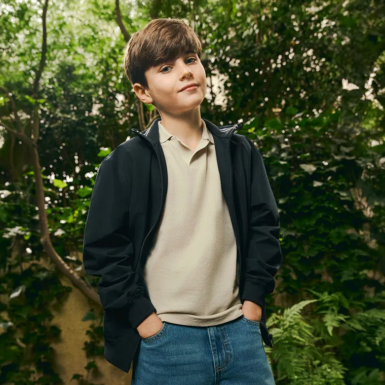 Cool Club, Kurtka chłopięca, oversize, granatowa