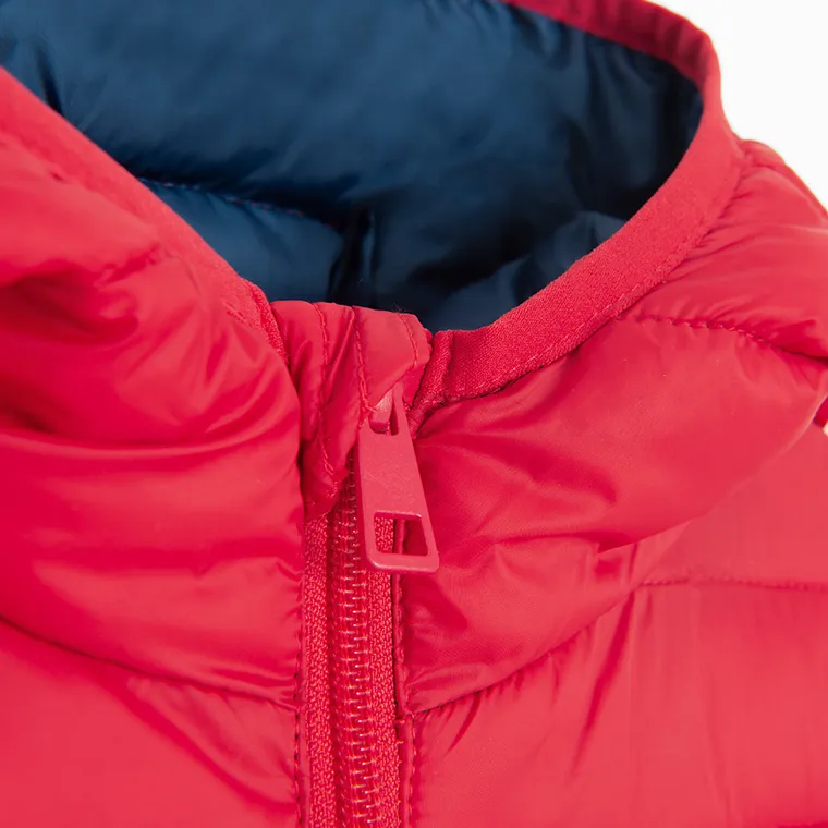 Cool Club, Kurtka chłopięca z kapturem, czerwona