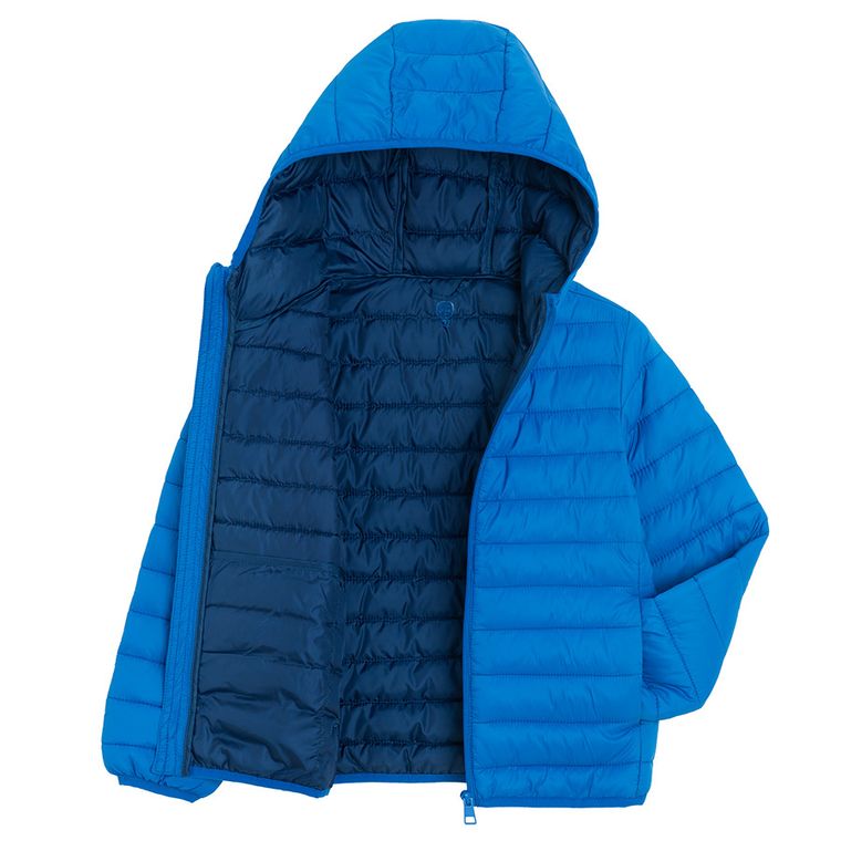 Cool Club, Kurtka chłopięca z kapturem, niebieska