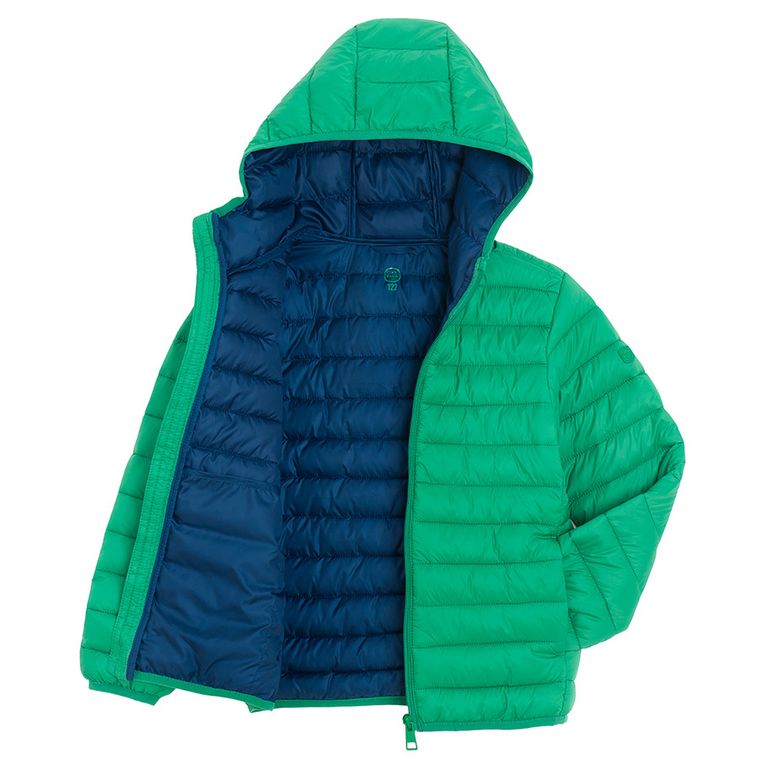 Cool Club, Kurtka chłopięca z kapturem, zielona