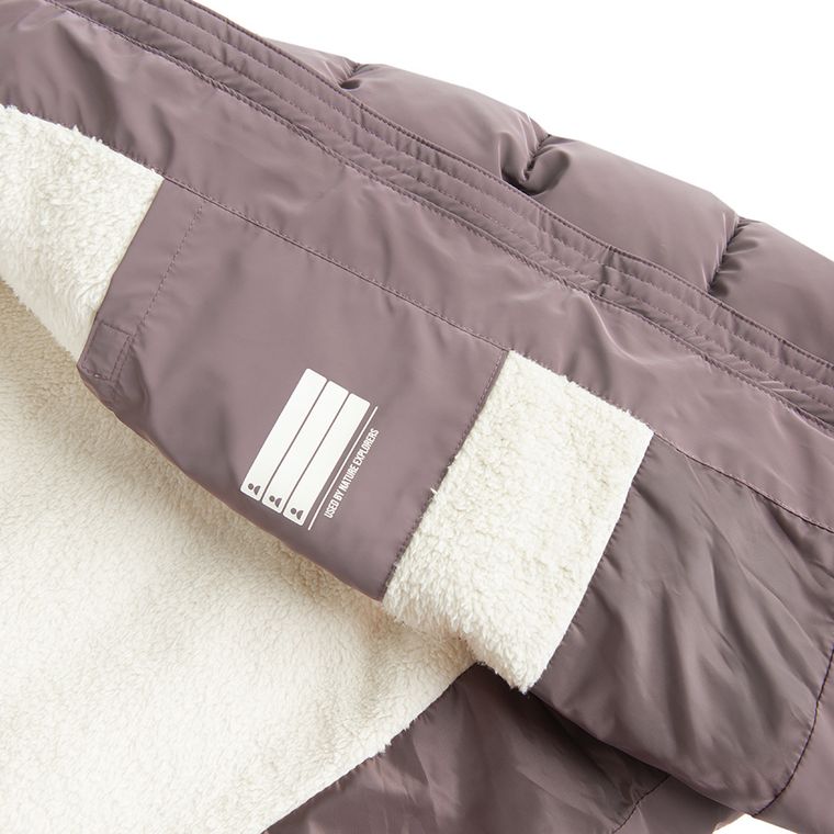 Cool Club, Kurtka dziewczęca z kapturem, ocieplana, ciemnofioletowa